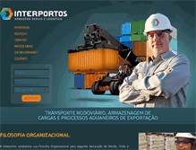 Tablet Screenshot of interportos.com.br
